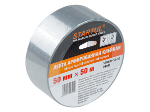 Лента армированная клейкая 50ммх50м STARTUL PROFI ST9039-50-50