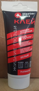 Клей акриловый Жидкие Гвозди MasterTeks ProfiMaster 110 кг/м2 экстрасильный 0,2 кг белый (РОССИЯ) 9753517