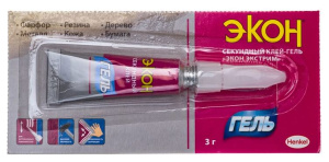 Клей-гель секундный ЭКОН Экстрим 3г (на мульти-карте 12 шт.) (288шт) 3001047