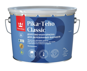 Краска для домов PIKA-TEHO CLASSIC (A) мат 9л (1шт) 700014061