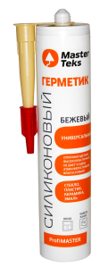 Герметик силиконовый MasterTeks ProfiMaster универсальный 290 мл бежевый 9612908