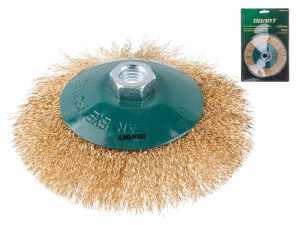 Щетка дисковая гофр.125мм/M14 ВОЛАТ 81050-125