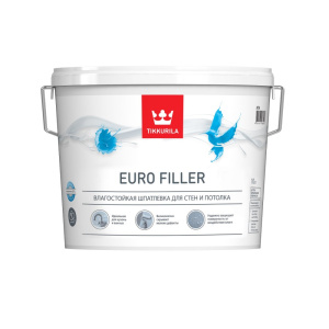 Шпатлевка влагостойкая EURO FILLER 10л (1шт) 700012221
