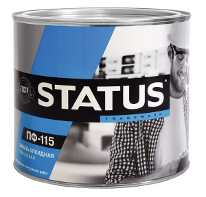 Эмаль ПФ-115 STATUS бирюзовая 1,8кг (Радуга) (6)