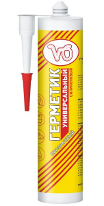 V6 Силикон универсальный прозрачный 260мл. (24шт) 02-03-12