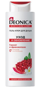 DEONICA Гель-крем для душа Уход  и обновление, 250 мл 46 50056 49969 1 Арнест (6)