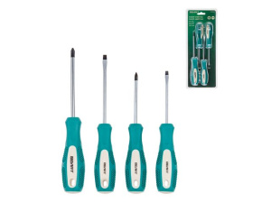 Набор отверток 4шт (SL4х75,SL5х100,PH1х75,PH2х100) ВОЛАТ, арт.17085-04