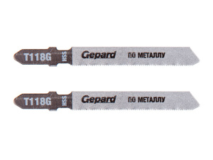 Пилка лобз. по металлу T118G (2 шт.) GEPARD GP0608-19
