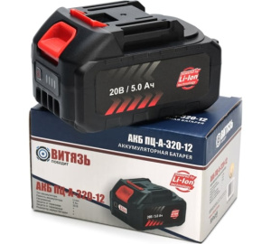 Аккумулятор ВИТЯЗЬ Тип-М, ПЦ-А-320-12, 20 В, 5,0 А Li-on 18032001-АКБ-5
