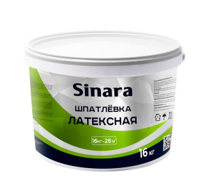 Sinara Шпатлевка латексная финишная, 3,6кг SP 080 Спектр Плюс