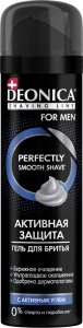 DEONICA FOR MEN Гель для бритья Активная защита с черным углём, 200 мл 46 50056 49928 8 (6)
