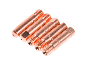 Трубка контактная Ф 0.6 мм M6х25 мм E-Cu (набор 5 шт) SOLARIS (WA-3474)