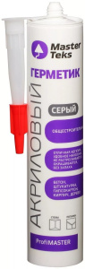 Герметик акриловый MasterTeks ProfiMaster общестроительный 290 мл серый 9781726