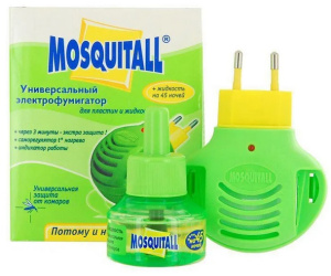 MOSQUITALL - Прибор  c диодом + жидкость 45 ночей 