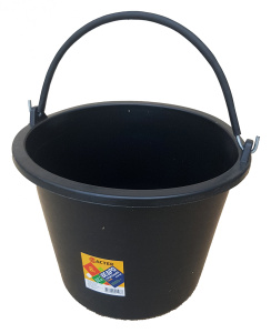 Ведро строит. ПЛАСТиКО круглое Flexible 8л резинопластик обрезин. ручка 2686