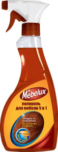 Полироль для мебели Mebelux 5в1 для любых поверхностей 500 мл  46 00104 03235 6 Арнест (12 шт)