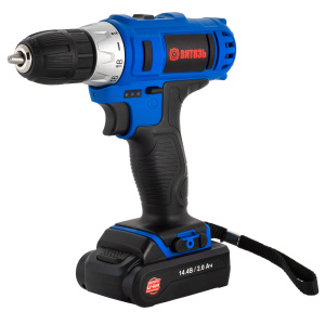 Дрель-шуруповерт аккумуляторная Витязь ДА-114-2 арт 18012009