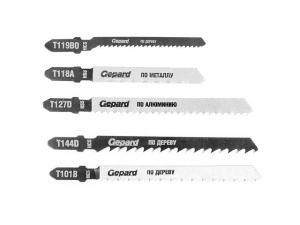 Набор пилок лобз. универсальный 5шт. GEPARD (GP0600-5)