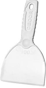 Шпатель д/деликат. работ DECOR 100 мм, пласт.(160 шт/800 шт) 309-0100 Намерение