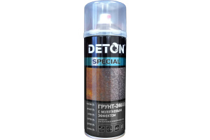Грунт-эмаль молотковая Серебристо-черная Аэрозоль 520 мл DTN-A70887