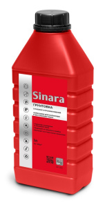 Sinara Грунтовка глубокого проникновения акриловая для наружных и внутренних работ, 1л SP 051 Спектр Плюс