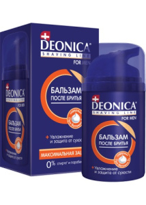 DEONICA FOR MEN Бальзам после бритья Максимальная защита, 50 мл (Тандер) 46 00104 03648 4 Т Арнест (6)