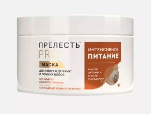 Маска для окрашенных или ломких волос «Прелесть Professional» «Интенсивное питание», 500мл 46 00104 02973 8 Арнест