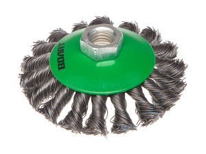 Щетка дисковая косич.100мм/M14 ВОЛАТ, 81060-100