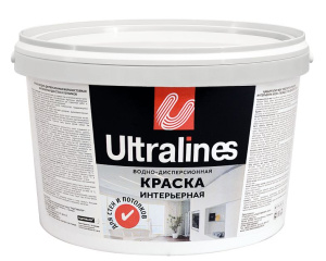 ВД-АК Краска интерьерная для стен и потолков Ultralines 3кг (Радуга) (4)