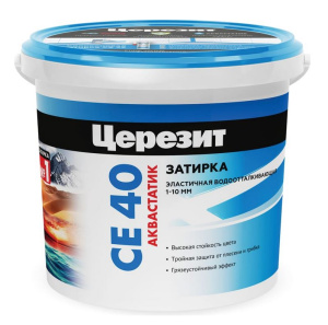 07 CE 40 затирка эл.вод. против-гриб.(серый) 1 кг 2780263