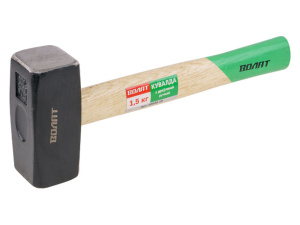 Кувалда 1,5кг с деревянной рукояткой ВОЛАТ, 10540-15