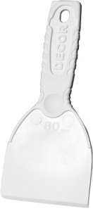 Шпатель д/деликат. работ DECOR 80 мм, пласт.(160шт/800шт) 309-0080 Намерение