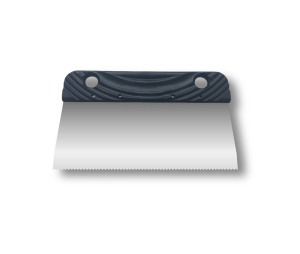 Шпатель зубчатый А2, пласт.ручка, для нанесения клея 200 мм (20шт/уп) 316-8200 Намерение