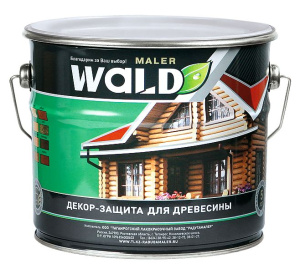ПРОПИТКА WALD защита и декорирование для всех видов древесины полуматовая ДУБ 1л (Радуга) (14)