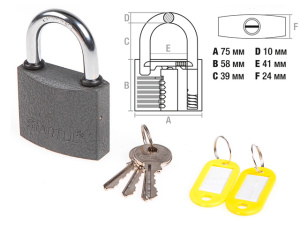 Замок навесной 75мм STARTUL STANDART ST9084-75