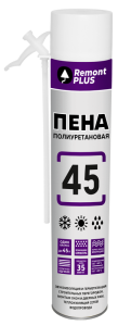 Пена монтажная REMONT PLUS 45 бытовая всесезонная 9411792