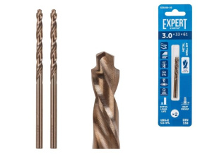 Сверло по металлу ц/х 3.0х33х61 мм HSS-Co, комплект из 2-х шт EXPERT STARTUL SE8300-30