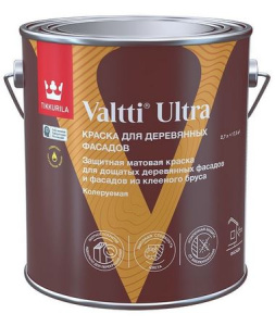 Краска для деревянных фасадов VALTTI ULTRA (A) мат 2,7л (6шт) 700014129