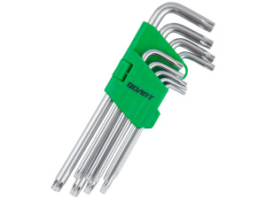 Набор ключей Torx T10-T50 9шт длинных ВОЛАТ 11020-09
