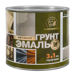 Грунт-эмаль по рж. красная 1,9кг (Радуга) (6)