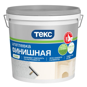 Шпатлевка финишная ПРОФИ 8кг (1шт) ТЕКС 700001308