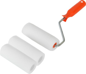 Валик 100 мм, поролон с 2-мя запасными шубками, 