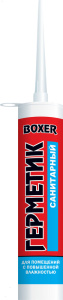 Boxer S. герметик силиконовый санитарный, бесцветный, 260ml (1КОР-24ШТ)  H1617/23