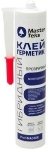 Клей-герметик гибридный MasterTeks ProfiMaster многоцелевой 290 мл прозрачный 9612902