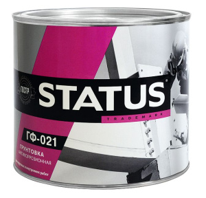 Грунт ГФ-021 STATUS серая 1,8 кг (Радуга) (6)