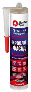 Герметик гибридный MasterTeks ProfiMaster кровля и фасад 290 мл черный 9781800