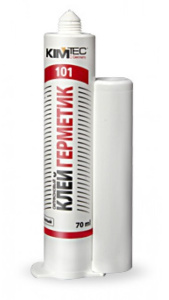 KIM TEC Силикон 101Е белый 70 мл, (10шт) 02-01-41