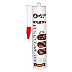 Герметик акриловый MasterTeks ProfiMaster для дерева и паркета 290 мл дуб серый (РОССИЯ) 9781649