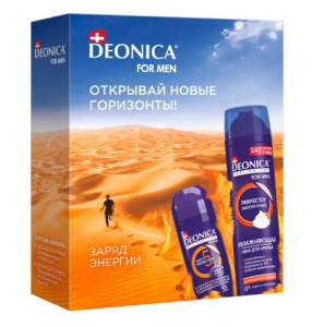 Подарочный набор DEONICA Заряд энергии (пена для бритья + АТ ролик) 2024 46 60222 72634 6 Арнест