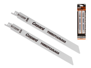 Пилка сабельная по дереву с гвоздями S1122VF (2 шт.) GEPARD, GP0626-25